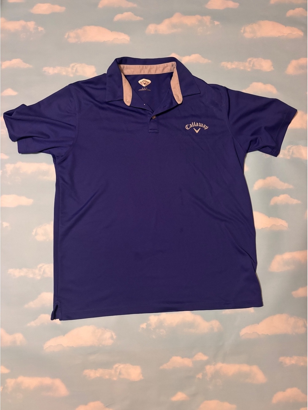 Callaway Men's Golf Polo Shirt XL Blue